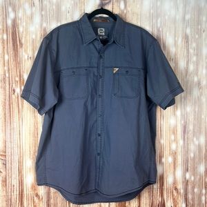 Men’s Timberland Short Sleeved Button Up Shirt XL
